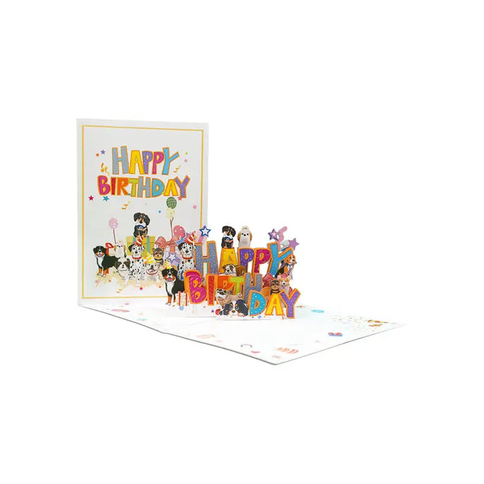 POP-UP CARD ’CHRD DOGS’ KIRIORI 10728 - Парти артикули<<<Декорации<<<Мебели и интериор<<<Praktiker