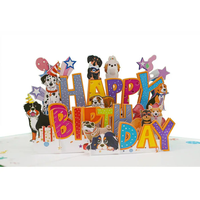 POP-UP CARD ’CHRD DOGS’ KIRIORI 10728 - Парти артикули<<<Декорации<<<Мебели и интериор<<<Praktiker