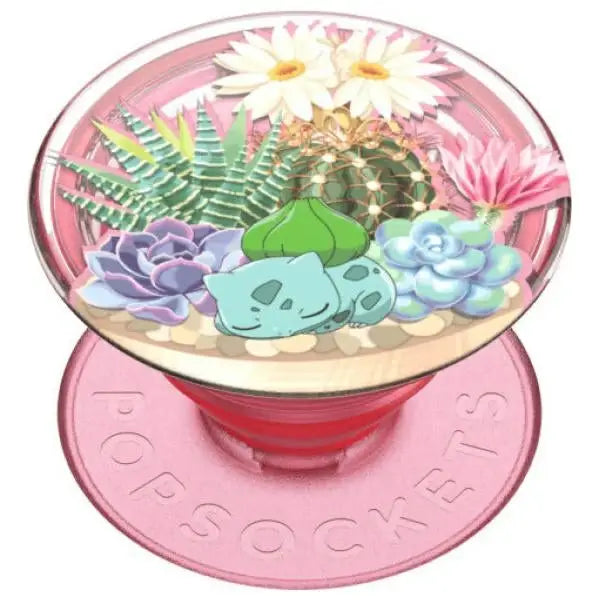Popsockets 2 Bulbasaur Terrarium Holder and Phone Stand - Cell phone holders<<<HurtelXML