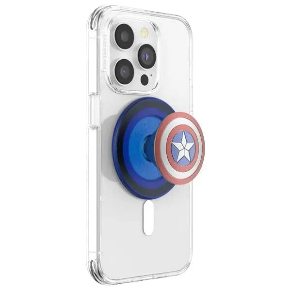 Popsockets 2 Captain America Phone Holder and Stand with MagSafe - Cell phone holders<<<HurtelXML