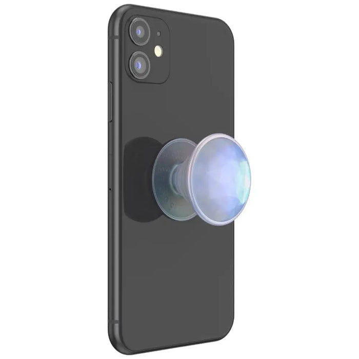 Popsockets Luxe Iridescent Dichroic Phone Holder and Stand - White - Cell phone holders<<<HurtelXML