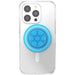 Popsockets Translucent FG-Popper MagSafe Phone Holder and Stand - Blue - Cell phone holders<<<HurtelXML