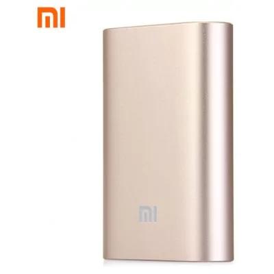 Portable Battery Xiaomi Pocket Micro USB 10000mAh - gold - Power Banks