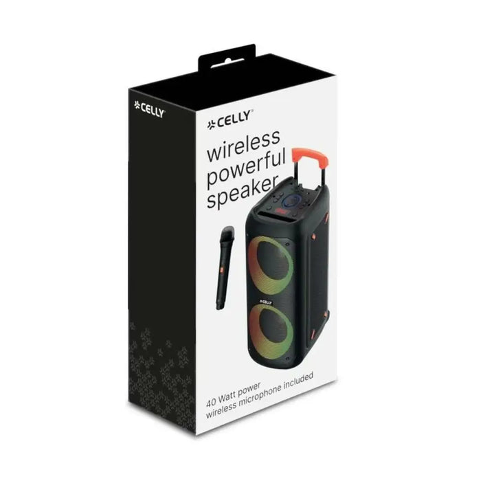 Portable Bluetooth Speakers Celly PARTYSPEAKERWLM Black 4 W - Електроника Звук<<<Компютри|