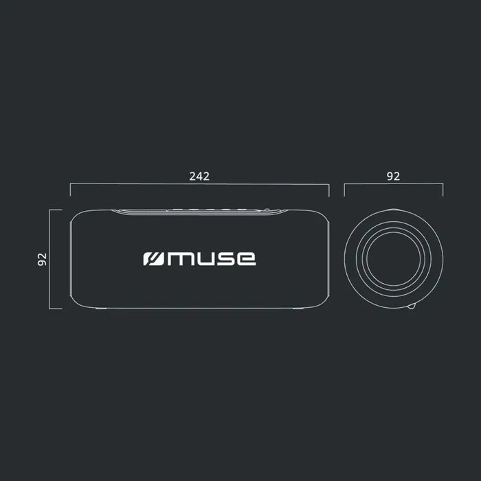 Portable Bluetooth Speakers Muse M780BTR 20W Blue 20 W - Електроника Звук<<<Компютри| Електроника<<<BigBuy&&&Блутут
