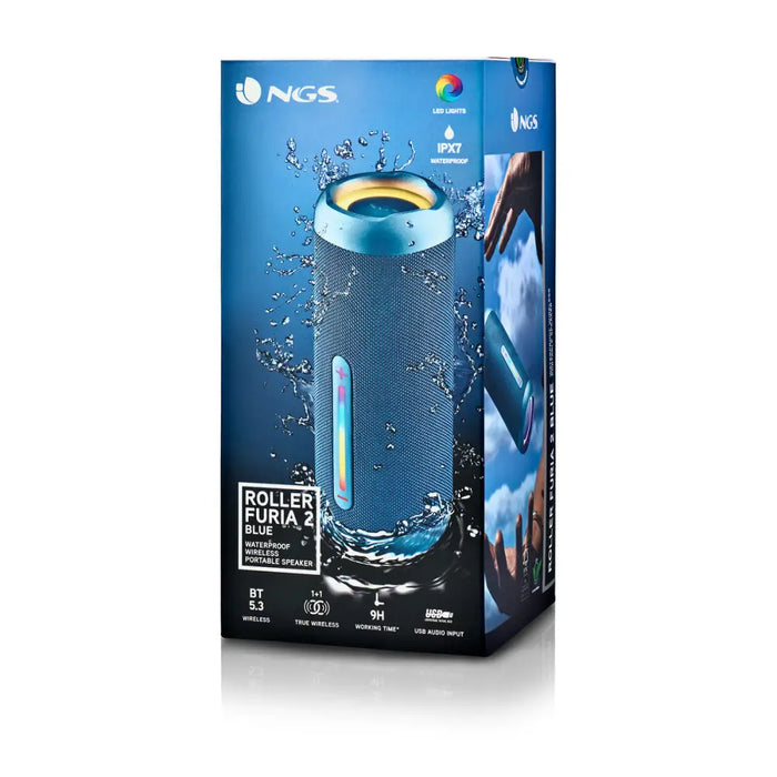 Portable Bluetooth Speakers NGS Roller Furia 2 Blue Blue 15 W - Електроника Звук<<<Компютри|