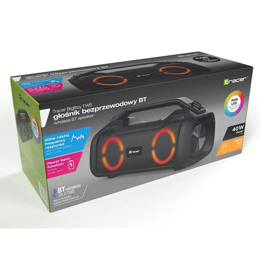Portable Bluetooth Speakers Tracer BigBoy Black 40 W - Блутут Колони<<<Електроника Звук<<<Компютри|
