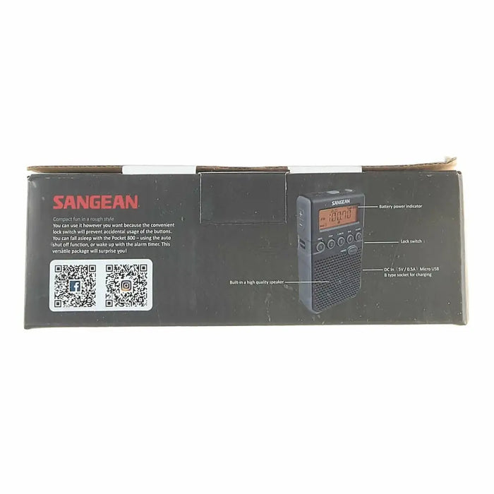 Portable Digital Radio Sangean DT-800 Black AM/FM - Електроника Звук<<<Компютри| Електроника<<<BigBuy&&&CD