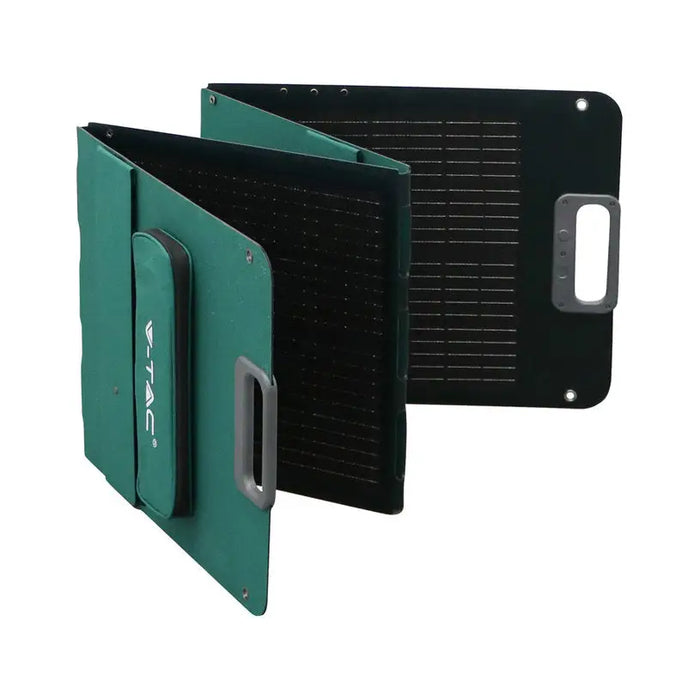 PORTABLE FOLDABLE SOLAR PANEL 2X120W V-TAC - Панели<<<Соларни системи<<<Електроматериали<<<Praktiker&&&Панели<<<Соларни