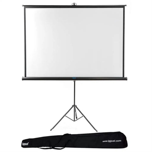 Portable Projection Screen iggual Pantalla Mural 200x200cm con Trípode - Електроника Периферни и резервни