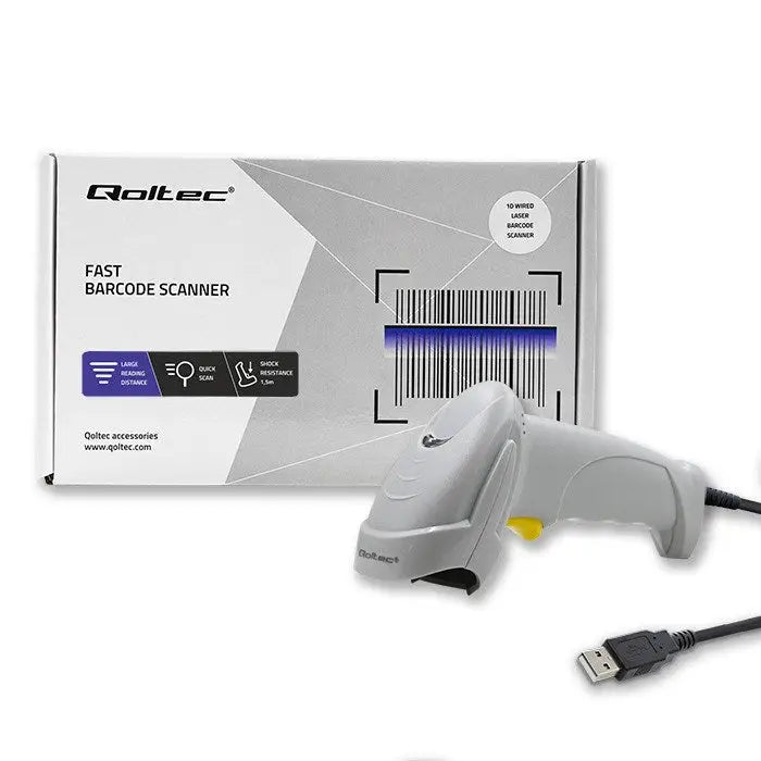 Portable Scanner Qoltec 50877 - Bar code readersURS-CZK<<<Shop equipmentURS<<<ActionPL&&&Bar code readersURS-CZK<<<Shop