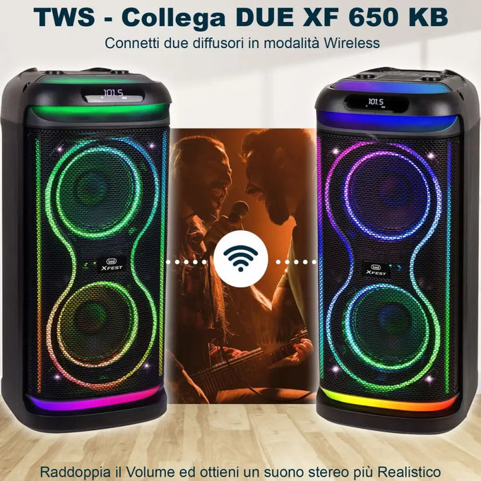 Portable Speaker Trevi Trevi XF 650 KB - Електроника Звук<<<Компютри| Електроника<<<BigBuy&&&Говорители<<<Електроника