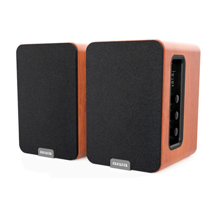 Portable Speakers Aiwa ASPA200BR MADER 2 x 25 W Black - Електроника Звук<<<Компютри| Електроника<<<BigBuy&&&Блутут