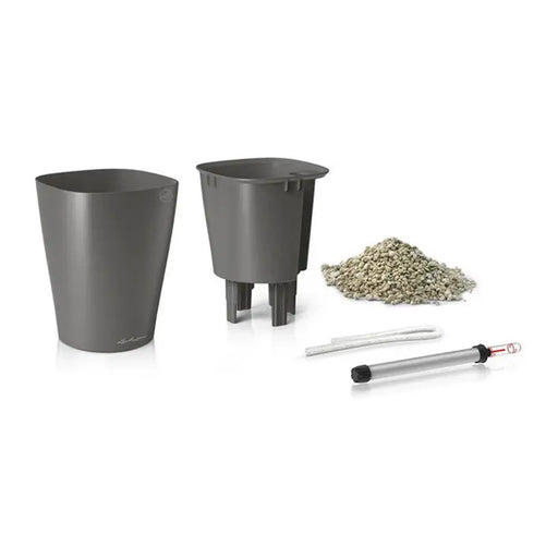 POT 14X14CM WITH IRRIGATION SYSTEM LECHUZA DELTINI - Саксии<<<Саксии кашпи и