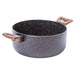 POT 24CM 4.8L INDUCTION BRIO MOCCA MARBLE - Съдове за готвене<<<Домашни потреби<<<Кухня<<<Praktiker