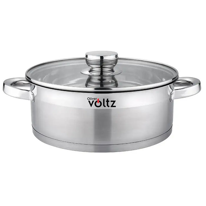 POT 26X10CM 5.1L SHALLOW INDUCTION OLIVER VOLTZ - Съдове за готвене<<<Домашни потреби<<<Кухня<<<Praktiker