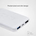 POWER BANK 5000mAh 2xUSB A SBS - WHITE - Външни батерии<<<Аксесоари за мобилни устройства и ТВ<<<AmperelB2B
