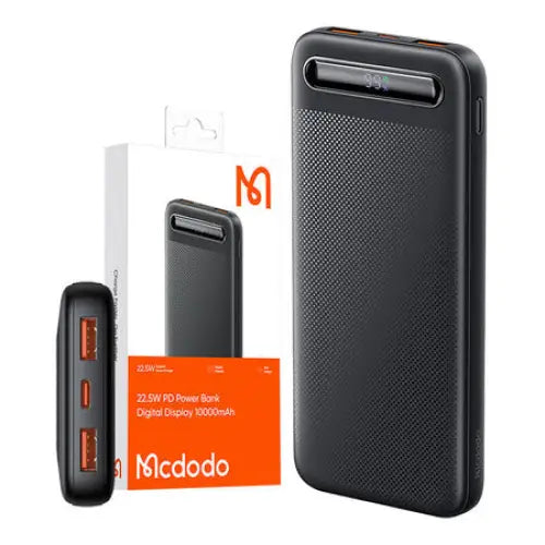 Power Bank Mcdodo MC-3881 Digital Display 10000mAh 22.5W do D (czarny) - Powerbanks<<<GSM Accessories<<<InnproXML