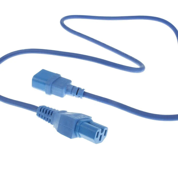 Power cable ACT C14 - C15 2m Blue - Захранващи кабели<<<Кабели<<<ValiAPI
