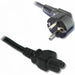 Power Cord Lineaire Black 1,8 m - Компютър Кабели и адаптери<<<Компютри| Електроника<<<BigBuy&&&Захранващи