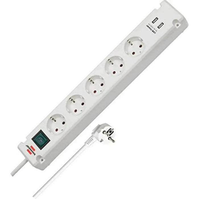 Power Socket - 5 sockets with Switch Brennenstuhl Bremounta 3600 W USB x 2 (3 m) - Електроника Периферни и резервни