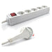 Power Socket - 5 sockets with Switch Ewent EW3955 1,5 m (1,5 m) - Електроника Периферни и резервни части<<<Компютри|