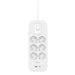 Power Socket - 6 Sockets with Switch Belkin Connect SRB002VF2M White - Електроника Периферни и резервни