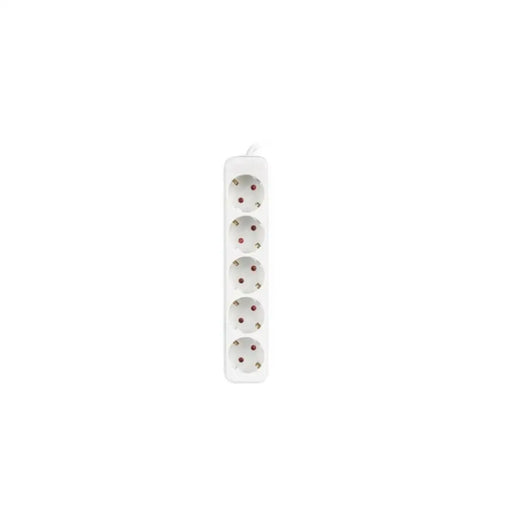 Power Strip - 5 Sockets Schuko Lanberg 2500 W 3 m White - Електроника Периферни и резервни части<<<Компютри|