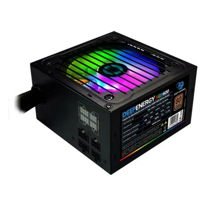 Power supply CoolBox DG-PWS600-MRBZ RGB 600W Black 600 W - Компютър Игри<<<Компютри| Електроника<<<BigBuy&&&Гейминг