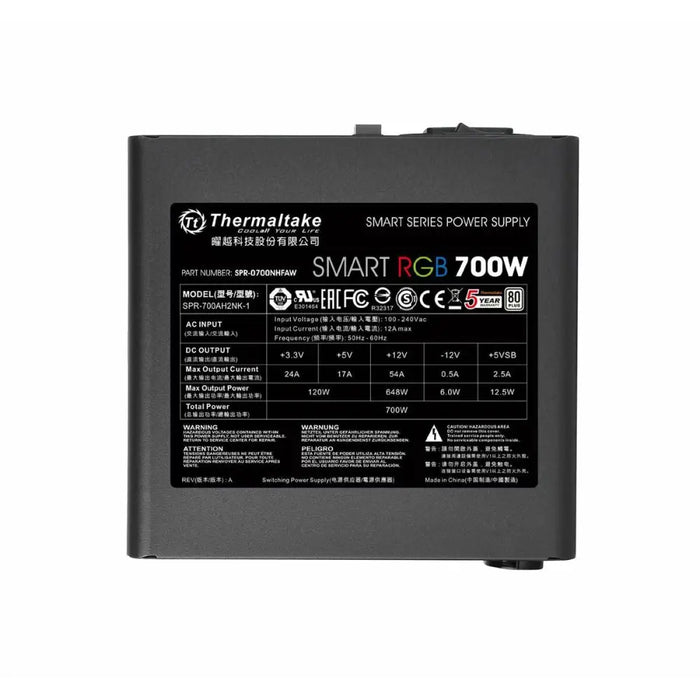 Power supply THERMALTAKE PS-SPR-0700NHSAWE-1 700 W ATX 6 W - Компютър Мрежи и компоненти<<<Компютри|