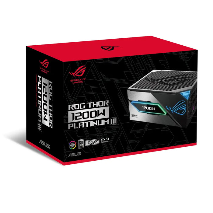 Power supply unit ASUS ROG THOR III 1200W 80+ Platinum PCIe 5.1 Fully Modular - Захранвания<<<Компютърни