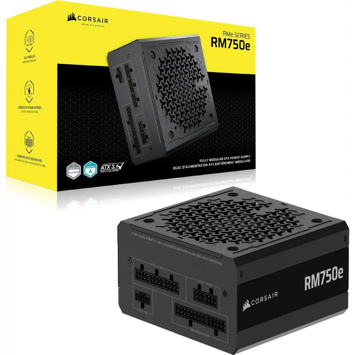 Power supply unit Corsair RM750e 750W 80+ Gold ATX 3.1 Fully Modular - Захранвания<<<Компютърни
