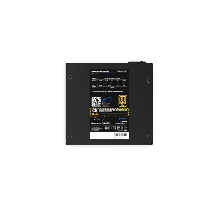 Power supply unit Endorfy Supremo FM6 1000W 80+ Gold PCIe 5.1 - Fully Modular - Захранвания<<<Компютърни