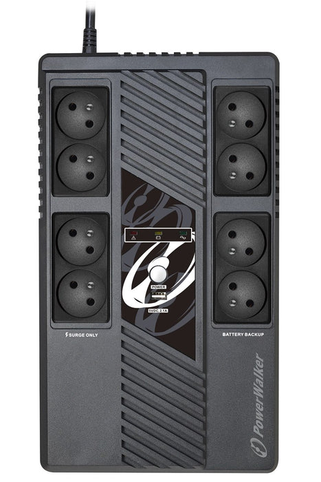 PowerWalker VI 1000 MS FR uninterruptible power supply (UPS) Line-Interactive 1 kVA 600 W 8 AC outlet(s)
