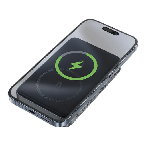 Powerbank Acefast M10 Magnetic 2x USB-C PD 30W with 15W Inductive Charging and USB-C Cable - Black