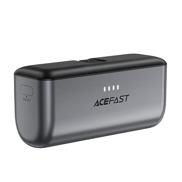 Powerbank Acefast M9 5000mAh USB-C (male) / USB-C (female) PD 20W - black - Powerbanks<<<HurtelXML