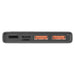 Powerbank Baseus Adaman Metal 10000mAh 2xUSB USB-C Lightning MicroUSB 22.5W (black)