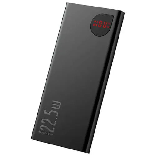 Powerbank Baseus Adaman Metal 10000mAh 2xUSB USB-C Lightning MicroUSB 22.5W (black)