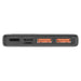 Powerbank Baseus Adaman Metal 10000mAh 2xUSB USB-C Lightning MicroUSB 22.5W (black)