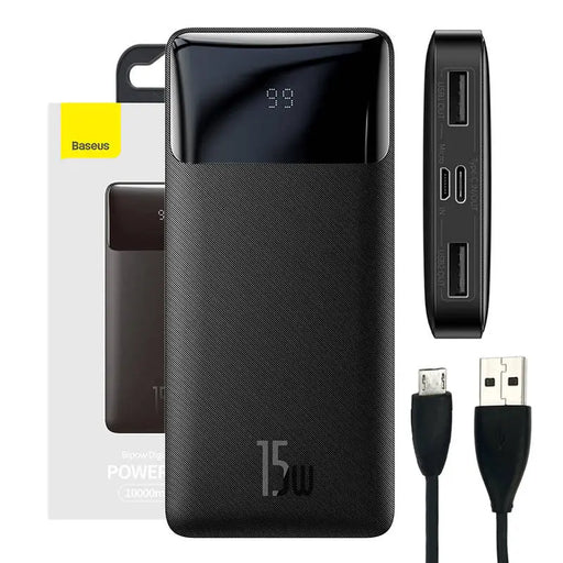 Powerbank Baseus Bipow 10000mAh 15W (black)