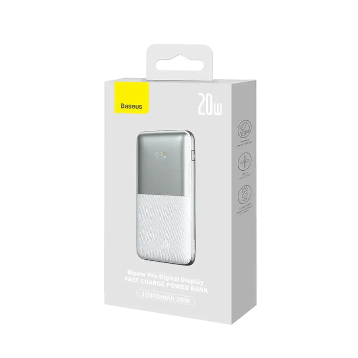 Powerbank Baseus Bipow Pro 10000mAh 2xUSB USB-C 20W (white)
