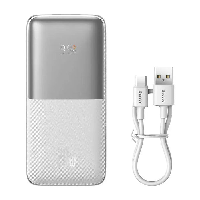 Powerbank Baseus Bipow Pro 10000mAh 2xUSB USB-C 20W (white)