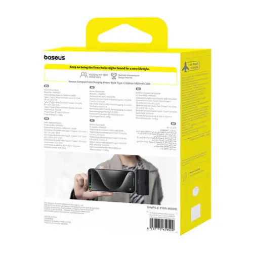 Powerbank Baseus Compact 5000mAh 20W USB-C (czarny) - Powerbanks<<<Energy<<<InnproXML&&&Power banksLAD-POW<<<Power