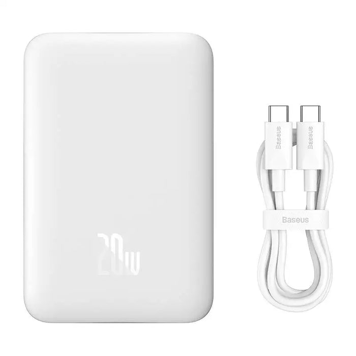 Powerbank Baseus Magnetic 10000mAh USB-C 20W MagSafe (white)
