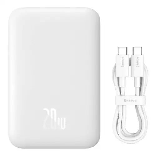 Powerbank Baseus Magnetic Mini 6000mAh 20W MagSafe (white) - Powerbanks<<<Energy<<<InnproXML&&&Powerbanks<<<HurtelXML