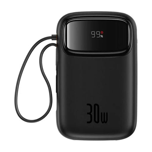 Powerbank Baseus QPow 2 10000mAh 30W 2xUSB-C (black) - Powerbanks<<<GSM