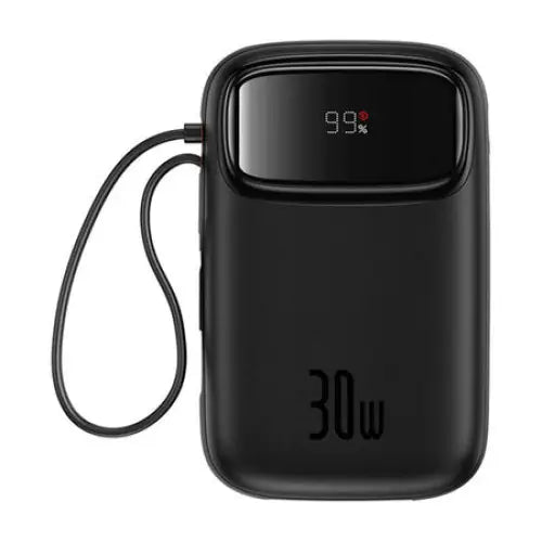 Powerbank Baseus QPow 2 10000mAh 30W 2xUSB-C (black) - Powerbanks<<<GSM