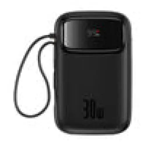 Powerbank Baseus QPow 2 10000mAh 30W 2xUSB-C (black) - Powerbanks<<<GSM