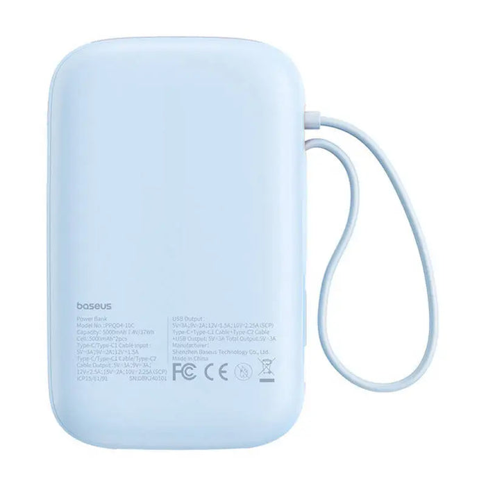 Powerbank Baseus QPow 2 10000mAh 30W 2xUSB-C (blue) - Powerbanks<<<GSM Accessories<<<InnproXML&&&Powerbanks<<<HurtelXML