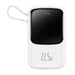 Powerbank Baseus Qpow Pro with USB-C cable USB-C USB 10000mAh 22.5W (white)